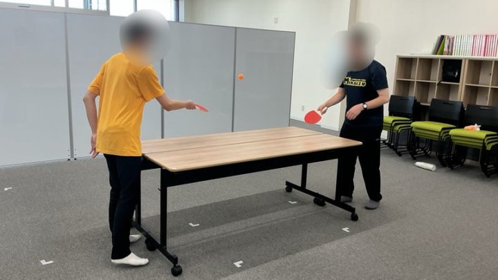 軽運動もできるゆとりのあるスペース